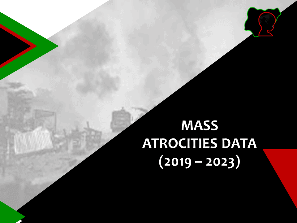 MASS ATROCITIES DATA (2019 – 2023)